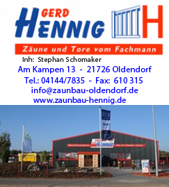 Gerd Hennig Zaunbau GmbH in Oldendorf